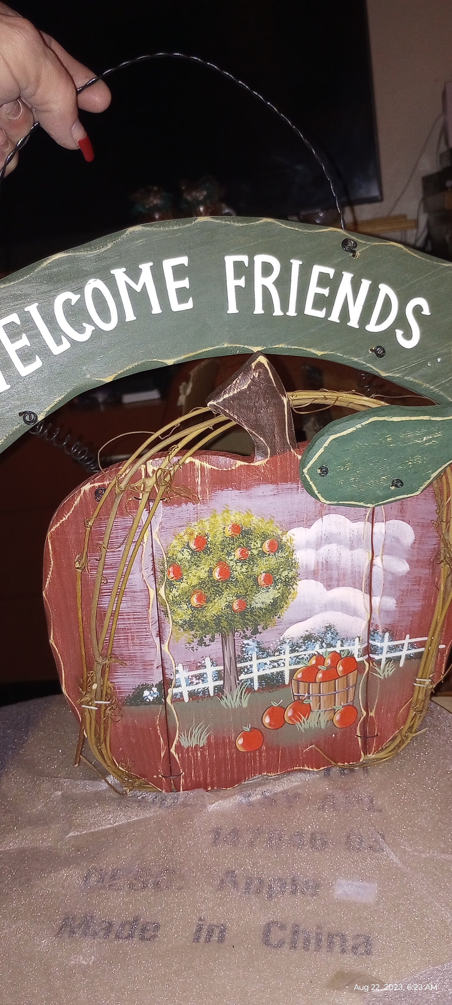 Welcome Friends Wreath